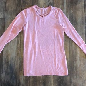 Nordstrom L Baby Pink Long Sleeve Shirt